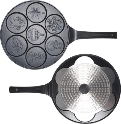 Produktbild von KAMILLE Pfanne INEZ Pfannkuchenpfanne 26 cm Induktion Antihaft-Pfanne Crepsespfannen Muster