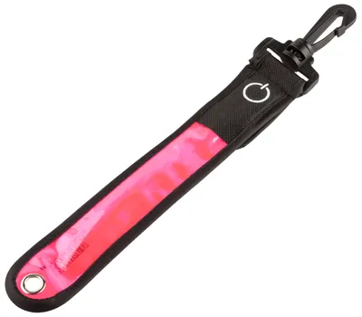 Obrázek produktu pro WALSER Twinkle LED přívěšek, bezpečnostní klip, blikající světlo školní taška, klíčenka reflexní růžová
