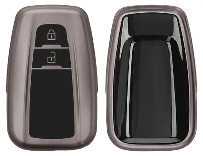 Produktbild von kwmobile Schlüsselhülle für Toyota 2-Tasten Smart Key Autoschlüssel Hülle - Autoschlüssel Schlüssel Hülle aus TPU Silikon - Schlüsselschutz Gehäuse in