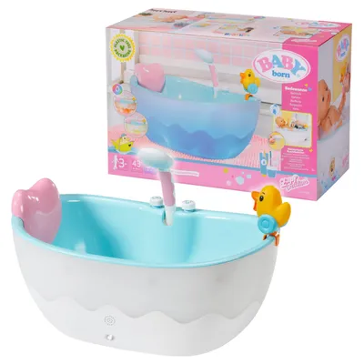 Produktbild von BABY born, Badewanne für Puppen mit Dusch-, Farbwechsel- und Soundfunktion