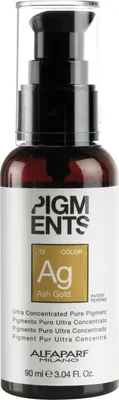 Produktbild von ALFAPARF Milano Pigments, 90 ml, Alle Farben, Ash Gold, AQUA (WATER), PROPYLENE GLYCOL, HYDROXYETHYLCELLULOSE, PHENOXYETHANOL, COCAMIDOPROPYL BETAINE,...