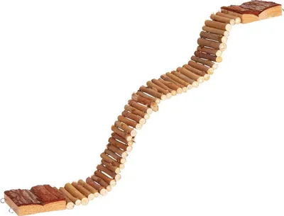 Produktbild von TRIXIE 6221, Haustierrampe, Drinnen, Holz, Holz, Einfarbig, 70 mm