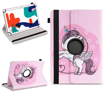 Produktbild von Tablet Tasche für Tabwee Tablet T90 / W90 Hülle Schutzhülle Schutz Drehbar CaseFarben:Motiv 14