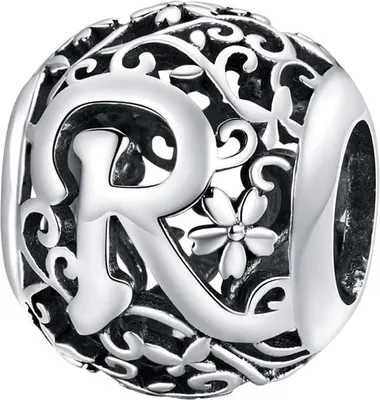 Obrázok produktu pre Pandora prívesok R, S925, postriebrený, elegantný a odolný