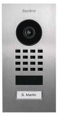 Productafbeelding van DoorBird IP-videodeurbel D1101VFM, inbouwmodel, roestvrij staal V2A, 1RT