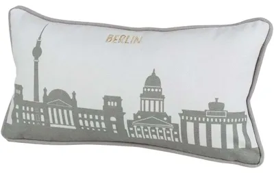 Produktbild von räder Traumkissen Stadtsilhouette Berlin Kissen 33 x 17 cm