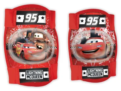 Produktbild von Cars Ellbogen-/knieschutz-set Rot Rot One Size