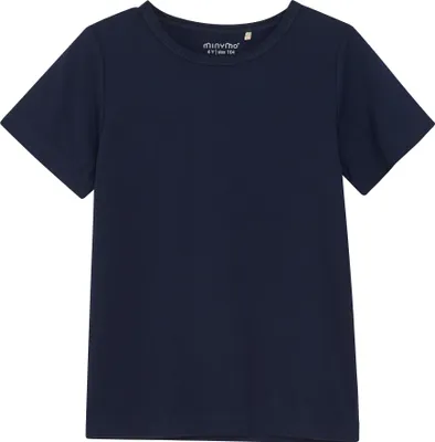 Produktbild von Minymo Kinder Uni T-Shirt Shirt Neutral Rundhals elastisch Regular Fit