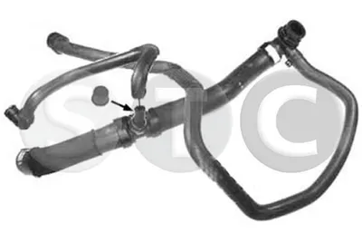 Produktbild von STC Kühlerschlauch Wasserschlauch passend für PEUGEOT 407 SW (6E) T409224