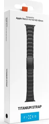 Zdjęcie produktu dla FIXED Titanium Strap, Pasek, Smartwatch, Tytan, Apple, Apple Watch 44/45/46/49mm, Tytan, Stal nierdzewna