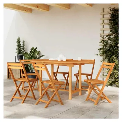 Produktbild von Ausziehbarer Gartentisch 110-160x80x75 cm aus massivem Teakholz