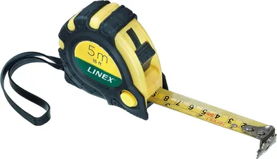 Produktbild von LINEX Rollmaßband 5 m cm- und Zoll-Skala flexibler