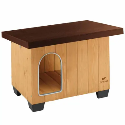 Produktbild von Ferplast Hundehütte Baita 60 Braun 71,5 x 57 x 52,5 cm 87014000