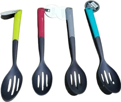 Obrázek produktu pro Děrovaná lžíce Koopman International, plast, 31 cm, šedá
