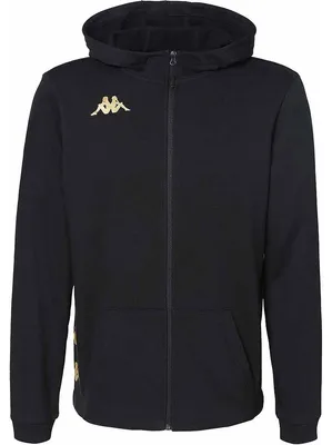 Produktbild von Kappa Banda Giordizi Kapuzenjacke Herren - Schwarz | Größe: 2XL