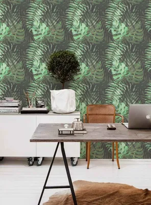 Produktbild von Coloray Fototapete 208x146 cm Vlies-Fototapete - Blätter Monstera