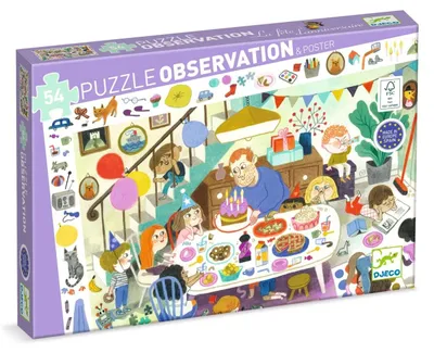 Image de Puzzle « Observation : la fête », Djeco