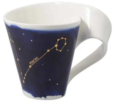 Produktbild von Villeroy & Boch NewWave Stars Becher mit Henkel Fische / Pisces 300ml