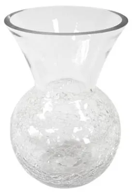 Produktbild von Vase in runder Form Craquelé-Optik 16 x 23 cm Glas - Einheitsgröße
