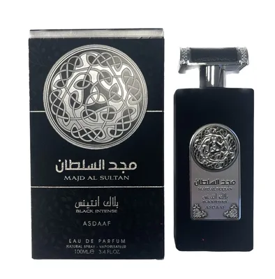 Produktbild von Asdaaf Majd Al Sultan Black Intense Eau De Parfum 100 ml (unisex)