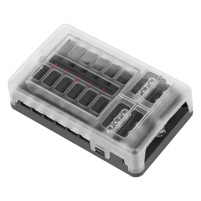 Produktbild von FB-12 Sicherungskasten mit negativer Schiene und LED