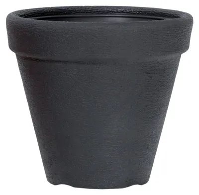 Produktbild von Klassischer runder Blumentopf DBC40 | Anthrazit