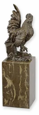 Productafbeelding van A Bronze Sculpture Of A Rooster