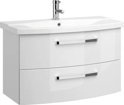 Produktbild von Pelipal Serie 4010 Waschtischunterschrank 4010.098018 Weiß GL 80 cm - LIEFERUNG OHNE WASCHBECKEN & ARMATUR