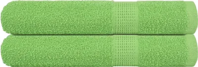 Produktbild von Saunatücher 2 Stk. Apfelgrün 80x200 cm 360 g/m² 100% Baumwolle
