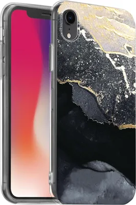 Immagine prodotto di Custodia per Apple iPhone XR Copertura protettiva Motivo marmo Custodia per telefono cellulare Silicone Slim Cover