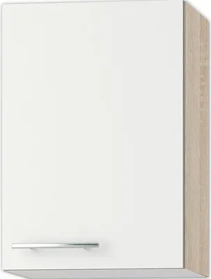 Produktbild von Optifit Hängeschrank Dakar286 BxTxH 40 x 34,6 x 57,6 cm weiß glänzend zerlegt Anschlag reversibel KUDK O406-9+