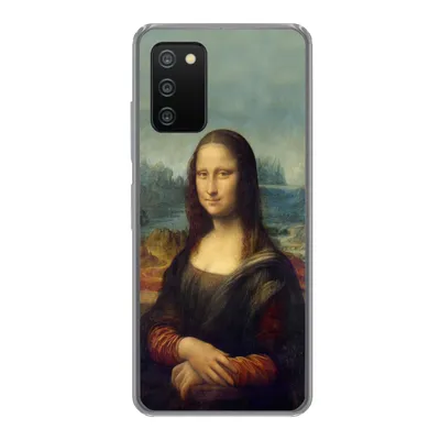 Produktbild von MuchoWow® Handyhülle Schutzhülle Hülle für Samsung Galaxy A03s Mona Lisa - Da Vinci - Gemälde Silikon Softcase Handy Hülle - Schutz