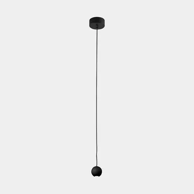 Image de LEDS C4, suspension LED - 6,5 W, lumière blanc chaud, 329 lm, couleur noire