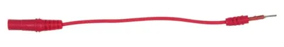 Produktbild von 4,0 mm Eingangsbuchse auf 1,2 mm Prüfadapterstecke r flach (rot)