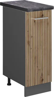 Produktbild von Apothekerschrank Vicco R-Line Artisan-Eiche 30 cm , AP Anthrazit, Model 49211