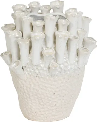 Produktbild von Light & Living - Vase KYRAL - Ø27,5x27,5cm - Weiß