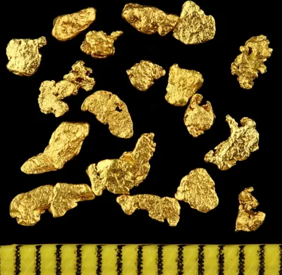 Produktbild von 20 Echte Goldnuggets aus Alaska mit 2-3 mm + Echtheitszertifikat TOP Geschenk