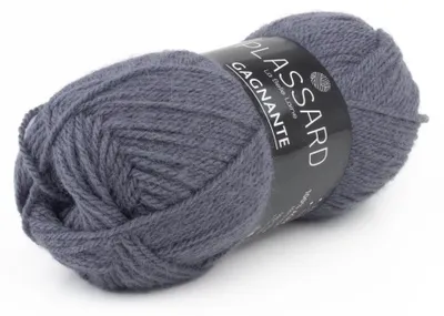 Imagen del producto de Hilo para tejer "Gagnante", color violeta oscuro - Plassard