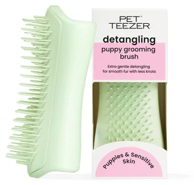 Produktbild von Tangle Teezer | Pet Teezer | Puppy Grooming Brush | Dry Brush or Dog Bath Brush