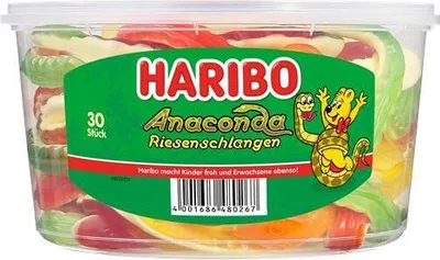 Obrázok produktu pre Haribo Anaconda obrovské hady ovocné žuvačky marshmallow 1200g