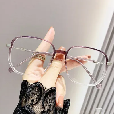Produktbild von PACIEA Lesebrille Blaulichtfilter Quadratische Anti-Müdigkeit Computer Gaming Schutz für Damen Lila +200