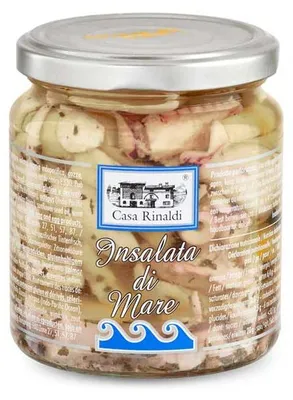 Image de Casa Rinaldi Insalata di Mare Salade de fruits de mer en bocal 280g