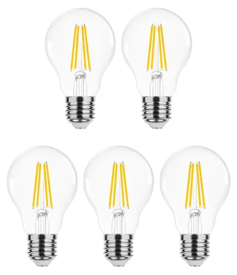 Produktbild von Modee E27 LED Filamentlampe A60 4W 470lm 2700K Warmweiß 5 Stück
