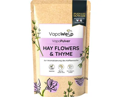 Produktbild von Wespenabwehr VapoWesp Ersatzkräuter für Räucherbox Höhle der Löwen 100 g Zitrone und Basilikum, vertreibt Wespen auf nat