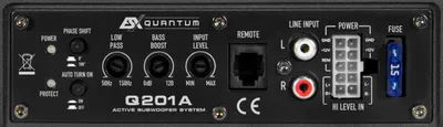 Zdjęcie produktu dla Audio Design ESX Aktiv-Subwoofer Q-201A, 200 W, Subwoofer aktywny, 50 - 150 Hz, 20 cm, 20,3 cm (8"), A/B