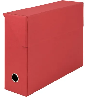Obrázek produktu pro Archivní krabice, rozměry 95 x 335 x 255 mm, červená barva.
