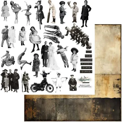 Produktbild von ART ALCHEMY Papierelemente - Dolls