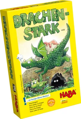 Produktbild von HABA Drachenstark, Konzentrationsspiel, Gedächtnisspiel, Kartenspiel, Memospiel, Spielzeug, 4498