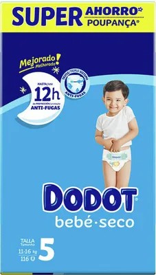 Immagine prodotto di Dodot Etapas Taglia 5 Pannolini 11-16 kg 116 pezzi