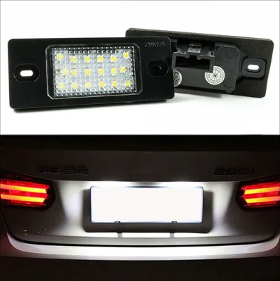 Zdjęcie produktu dla 2x Oświetlenie tablicy rejestracyjnej LED PREMIUM do VW Tiguan 5N 2007- / Touareg 7L 2002-